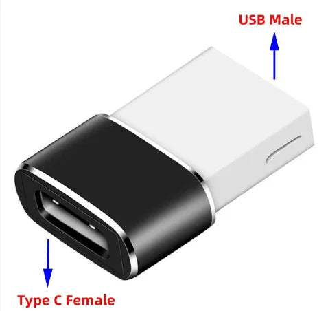 Adaptador Tipo-C para USB Macho